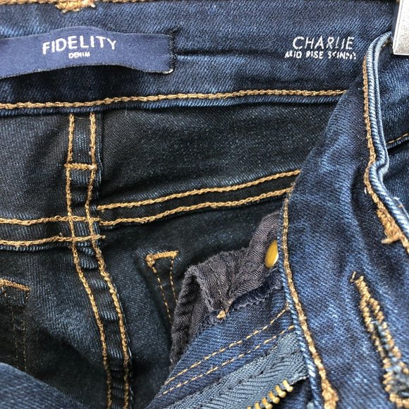 Fidelity Jeans 24 Denim Charlie Chevy Blue Jason Trotzuk - Picture 4 of 16